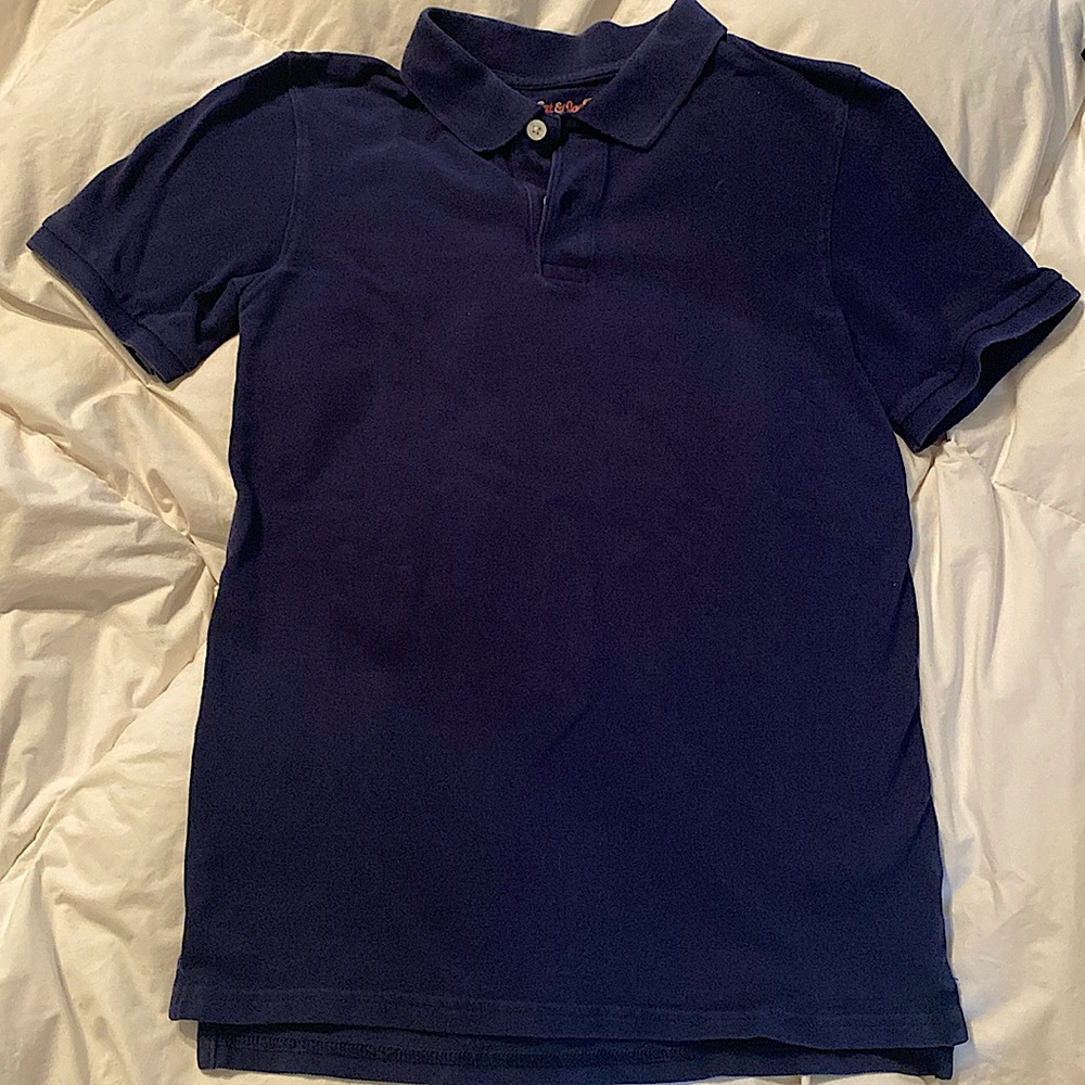 Cat & Jack Classic Navy & Red short sleeve polos XL Preteen Boy Size 16